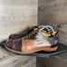 Cydoq lace brown leather oxford