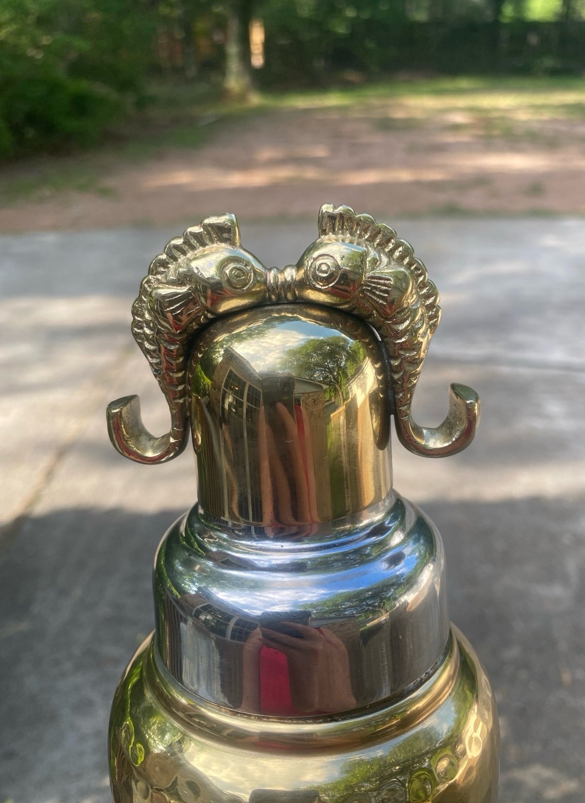 RARE RETIRED ART DECO Gold Cocktail Shaker Anthropologie’s Del Mar Barware