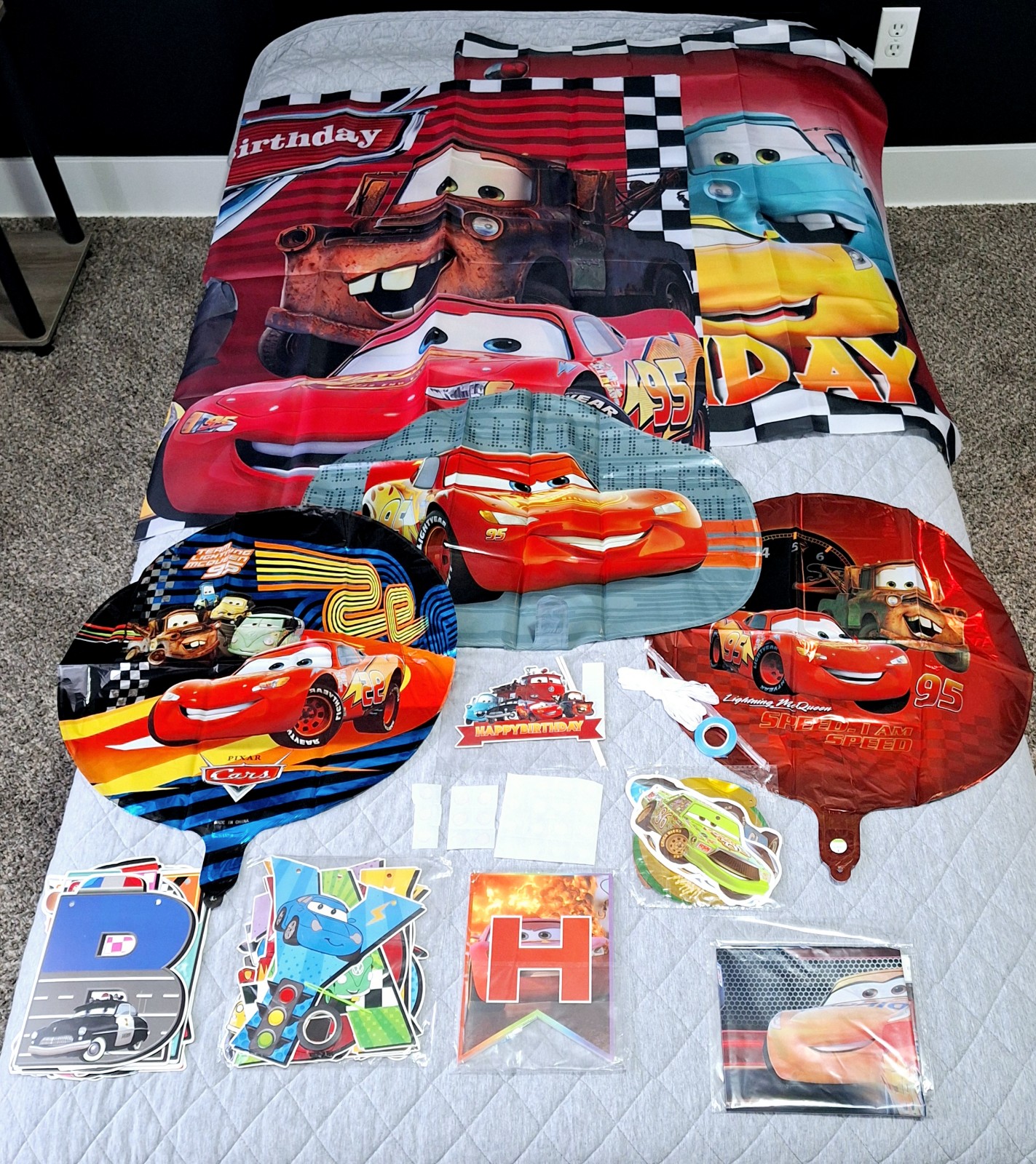 Disney Pixar Cars Birthday Decorations Bundle