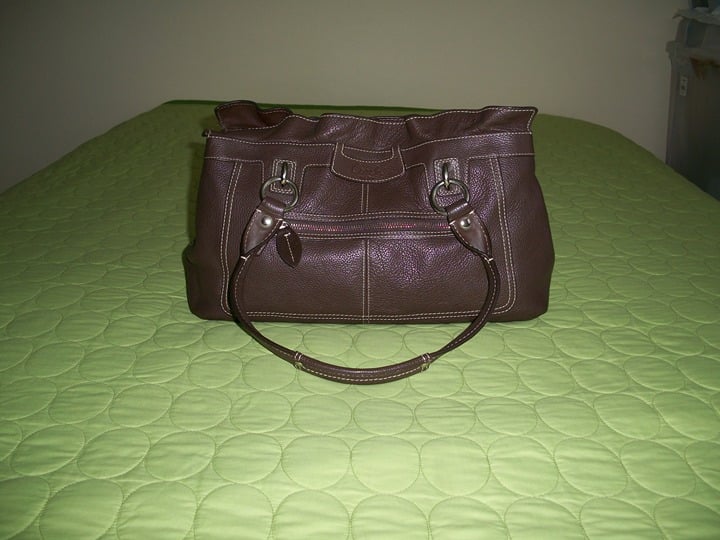 Coach Penelope Brown Leather Satchel/Shoulder Bag