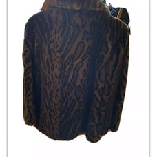 DENNIS BASSO Faux Fur Animal Leopard Pri