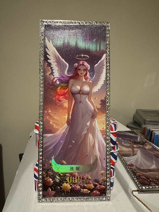 One Piece Perona Diamond Frame Anime Holo Doujin Waifu Card AGC CCG