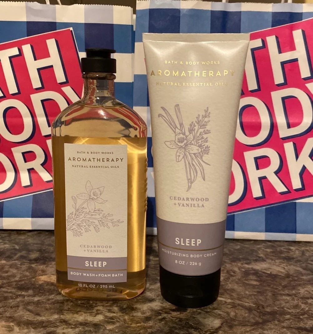 Bath and Body Works aromatherapy set