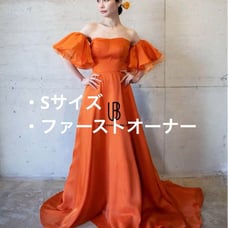 Orange Colored Dress, THE URBAN BLANCHE, Wedding