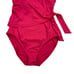 Tommy Bahama Wrap Front One Piece Swimsuit 8 Coral Coast Soft Cups Tie Beach NWT