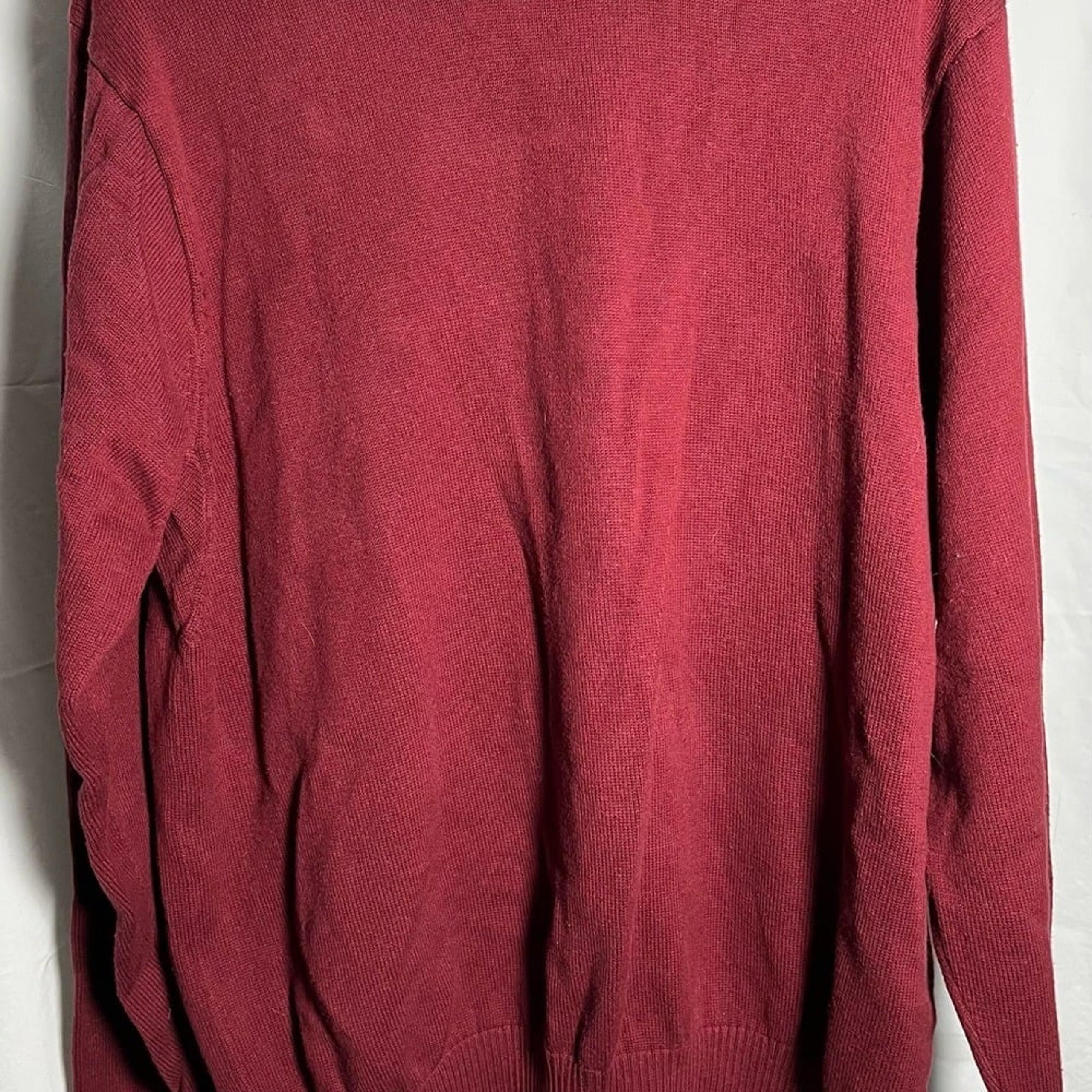 Duluth Trading Co Red Crewneck Sweater