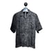Tommy Bahama Hawaiian Button Up Silk Shirt XL Black and Grey