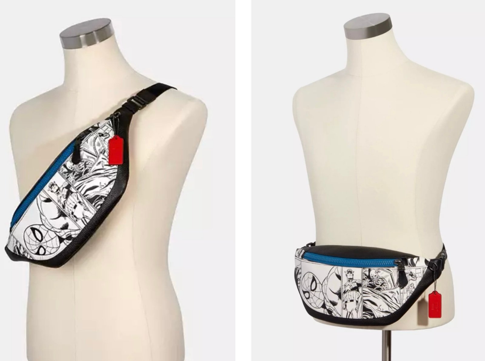 Coach x Marvel Warren Belt Bag With Comic Book Print