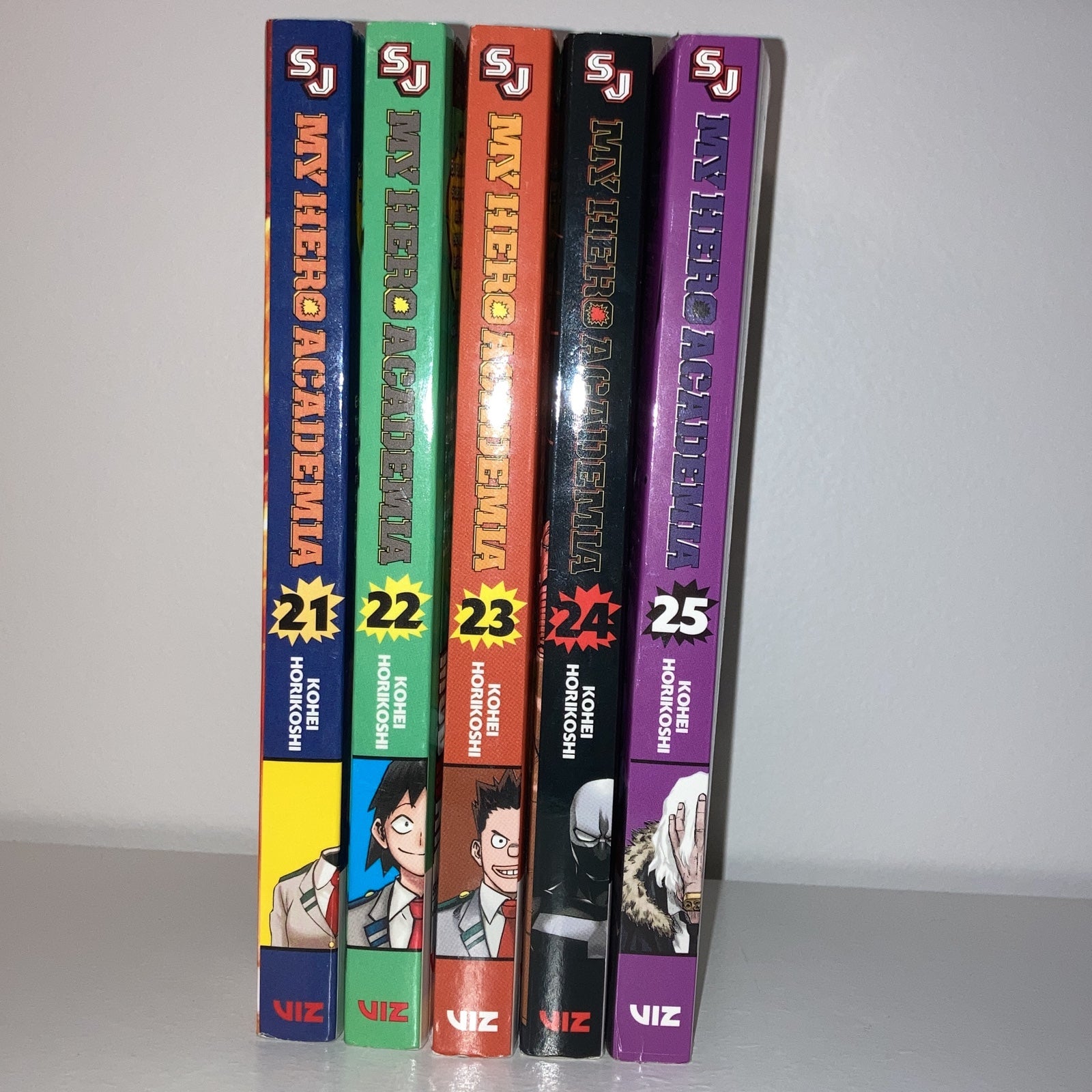 My Hero Academia Manga (Volume 21-25)