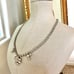 Vintage Deco Rhinestone Necklace & Crystal Earrings