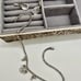 Vintage Deco Rhinestone Necklace & Crystal Earrings