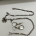 Vintage Deco Rhinestone Necklace & Crystal Earrings