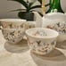 Teapot and matching cups set, Beautiful cherry Blossoms design. Japanese craftsm