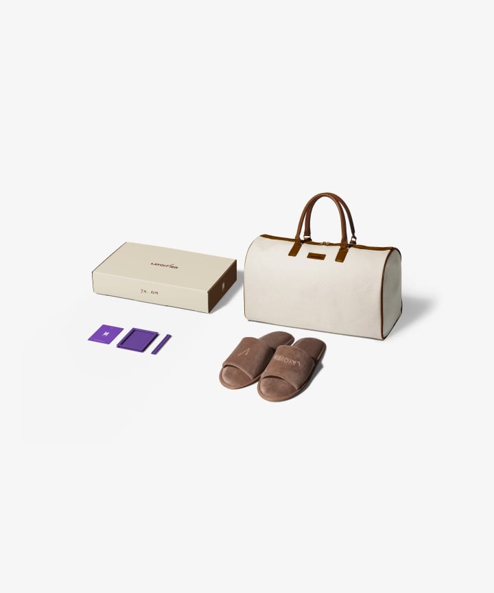 BTS Membership Merch Box #17, featuring inspired by TAE 'Layover’' album.