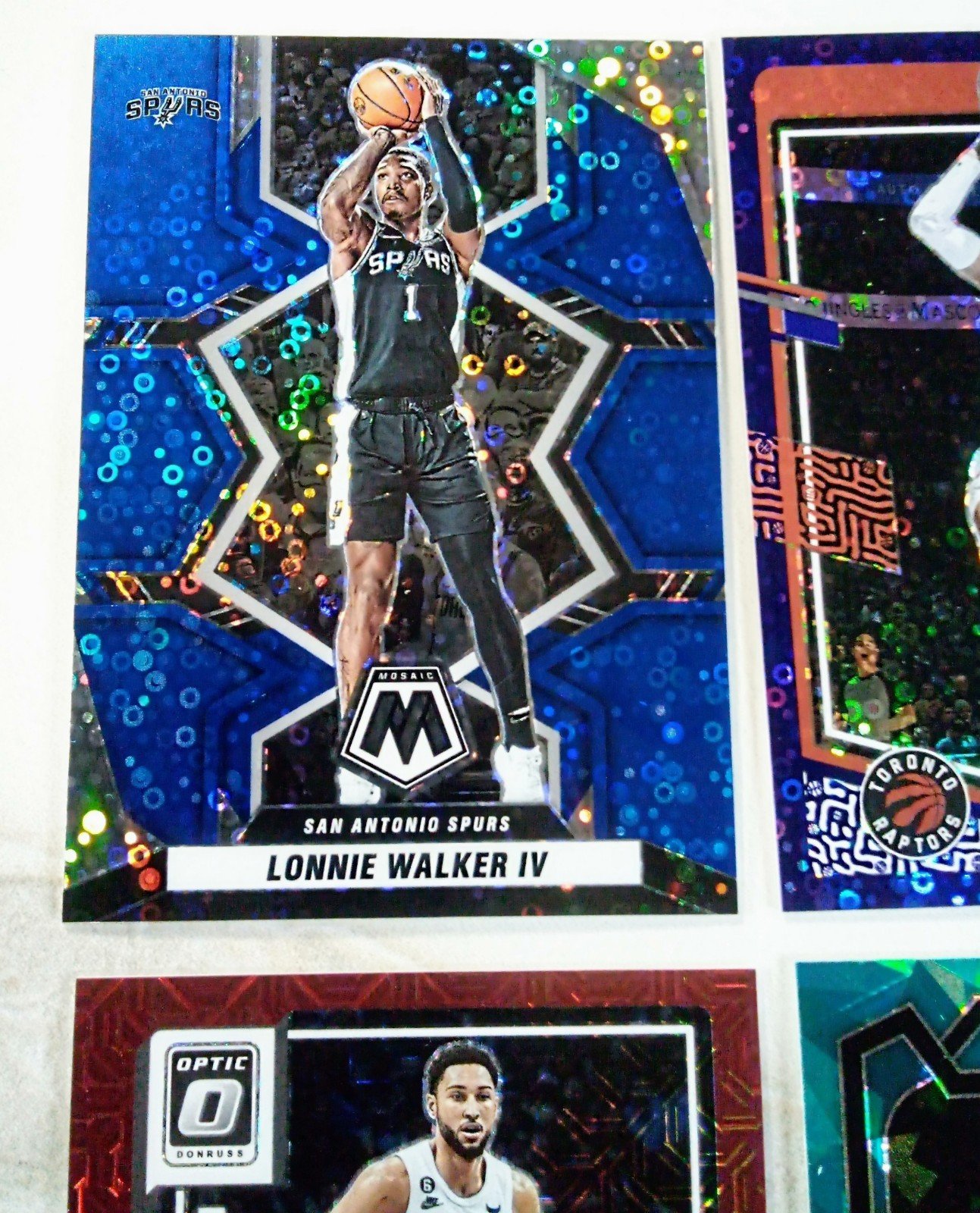 Lot of 6 NBA Serial Numbered Trading Cards Excellent condition