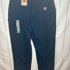 Carhartt Men's Canvas Loose Original Fit Pants Size 42x34 Navy Carpenter 680