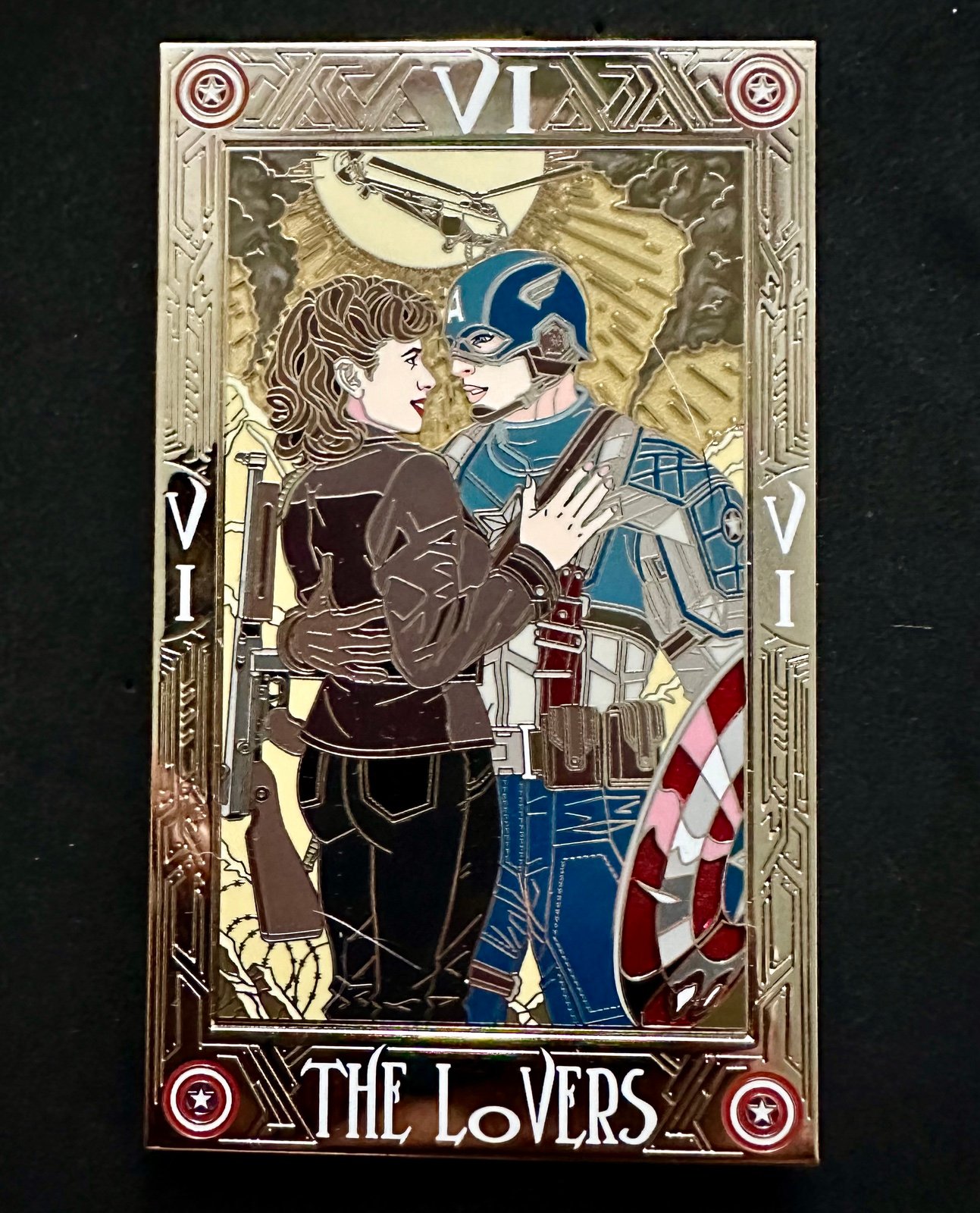 Peggy and Steve Fantasy Pin