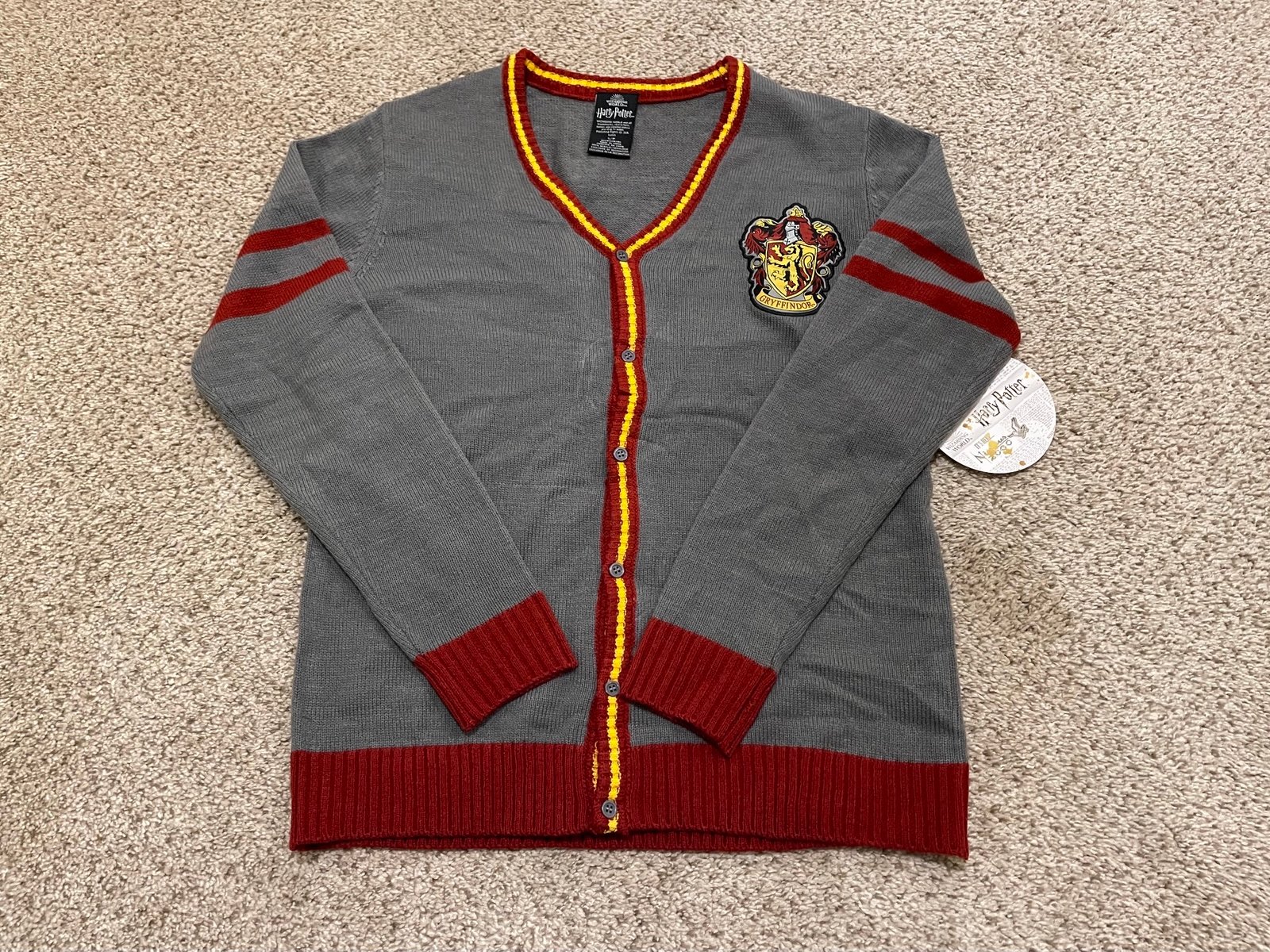 Harry Potter Knitted Cardigan Sweater Small New Wizarding World NWT