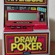 PIGGY BANK ,VINTAGE. DRAW POKER.