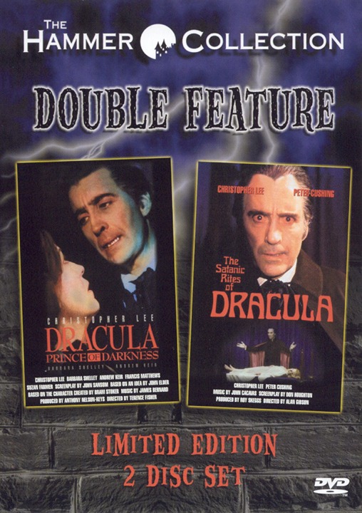 Dracula Prince of Darkness The Satanic Rites DVD Hammer Horror Christopher Lee