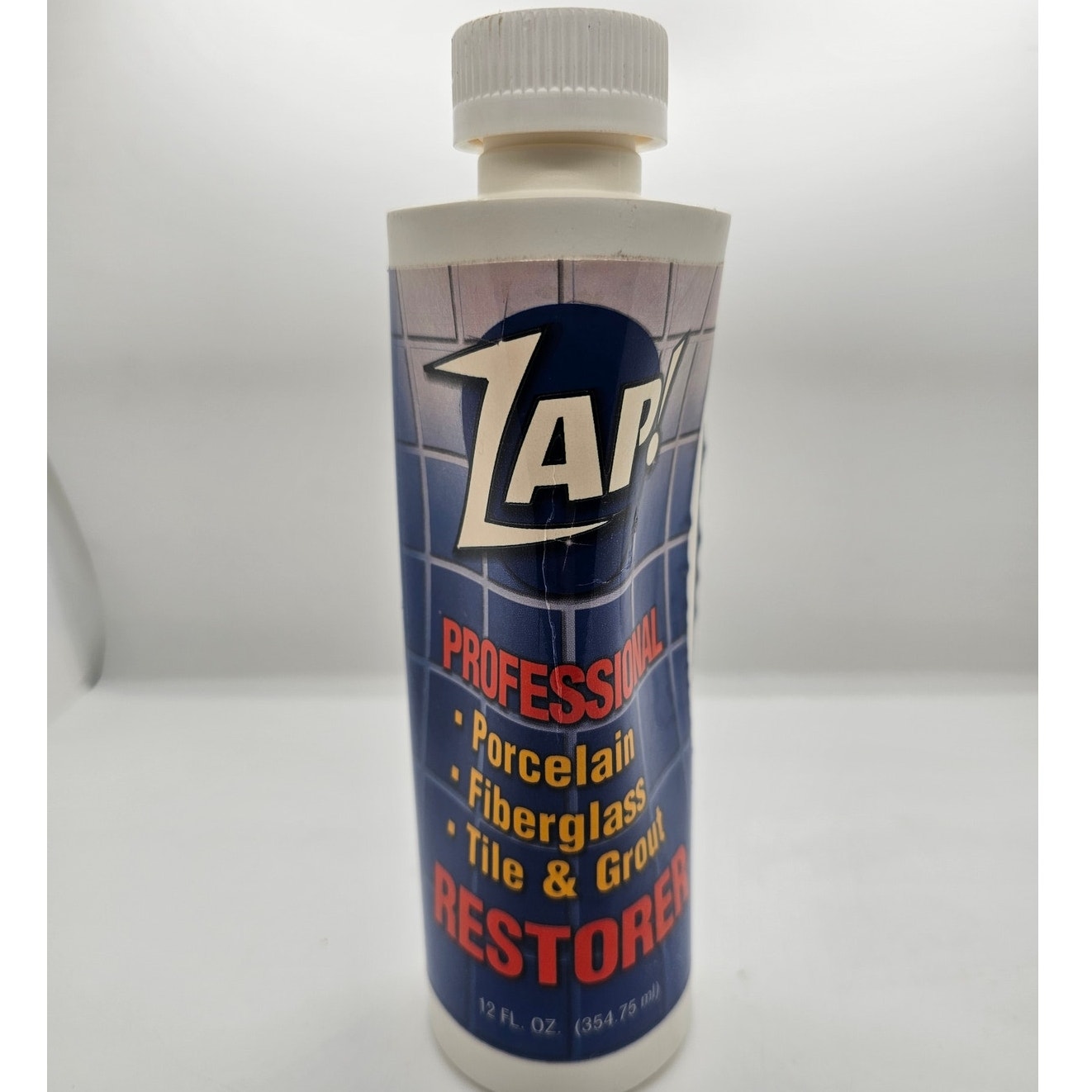 SEALED Zap! Professional Restorer Cleaner Concentrate 12oz Tile Grout Porcelain