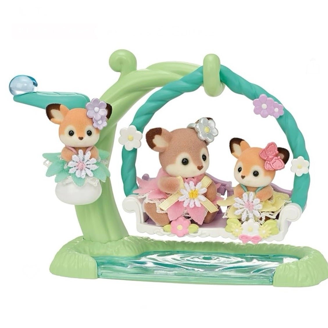 C378 Epoch Sylvanian Calico Critters Baby Deer Waterside Friendship Swing FS-56