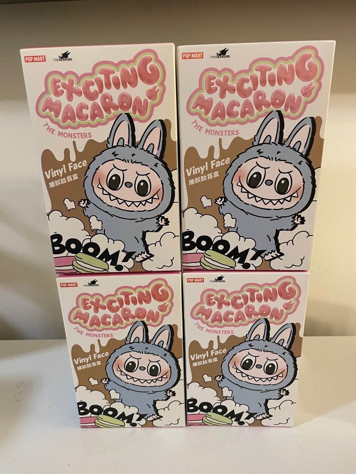 【100% AUTHENTIC】Pop Mart Labubu Exciting Macaron Blind Box Figurine Toffee