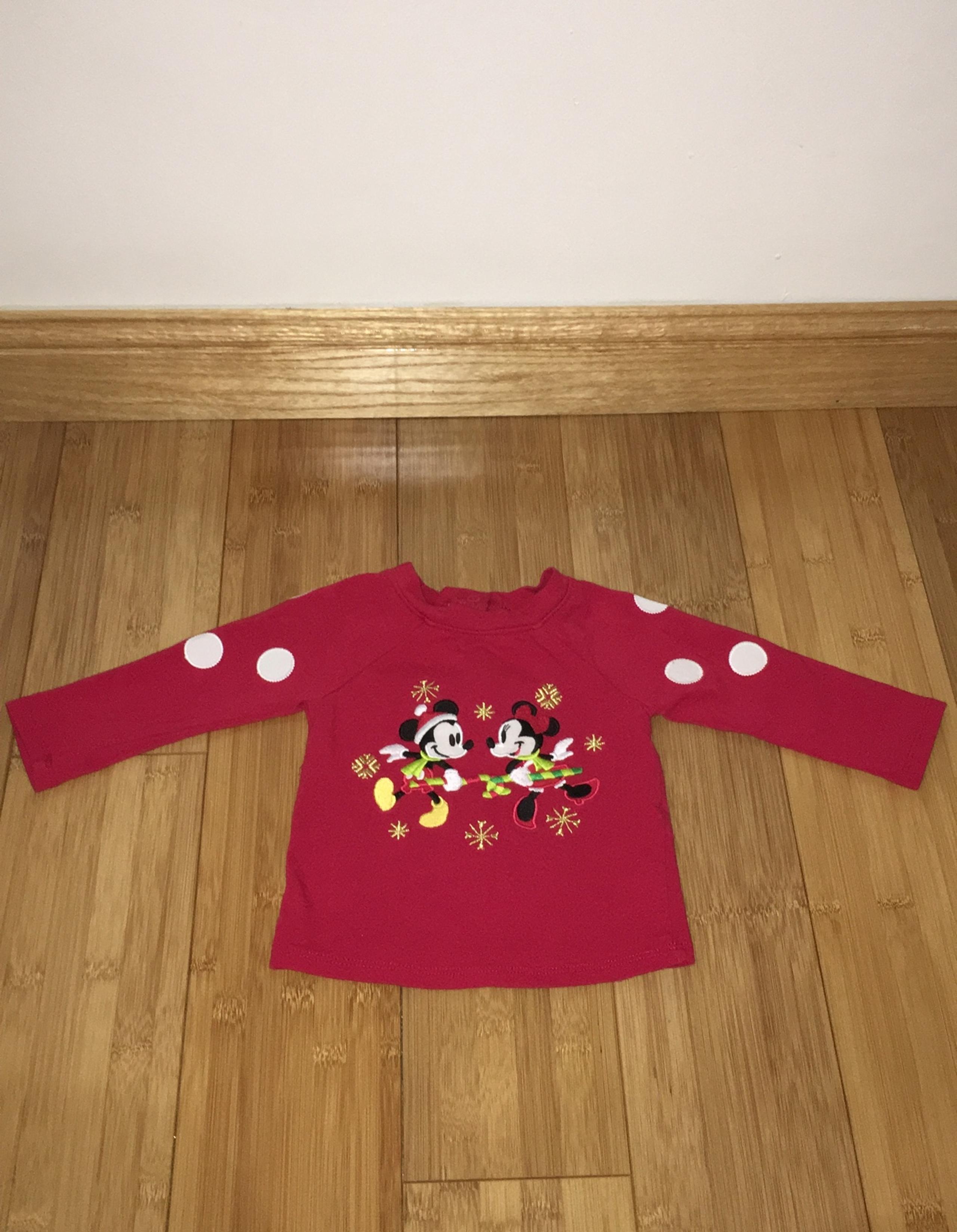 Disney Baby Mickey & Minnie Mouse Holiday Shirt