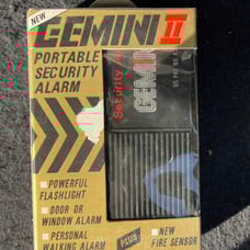 Portable secure alarm gemini II