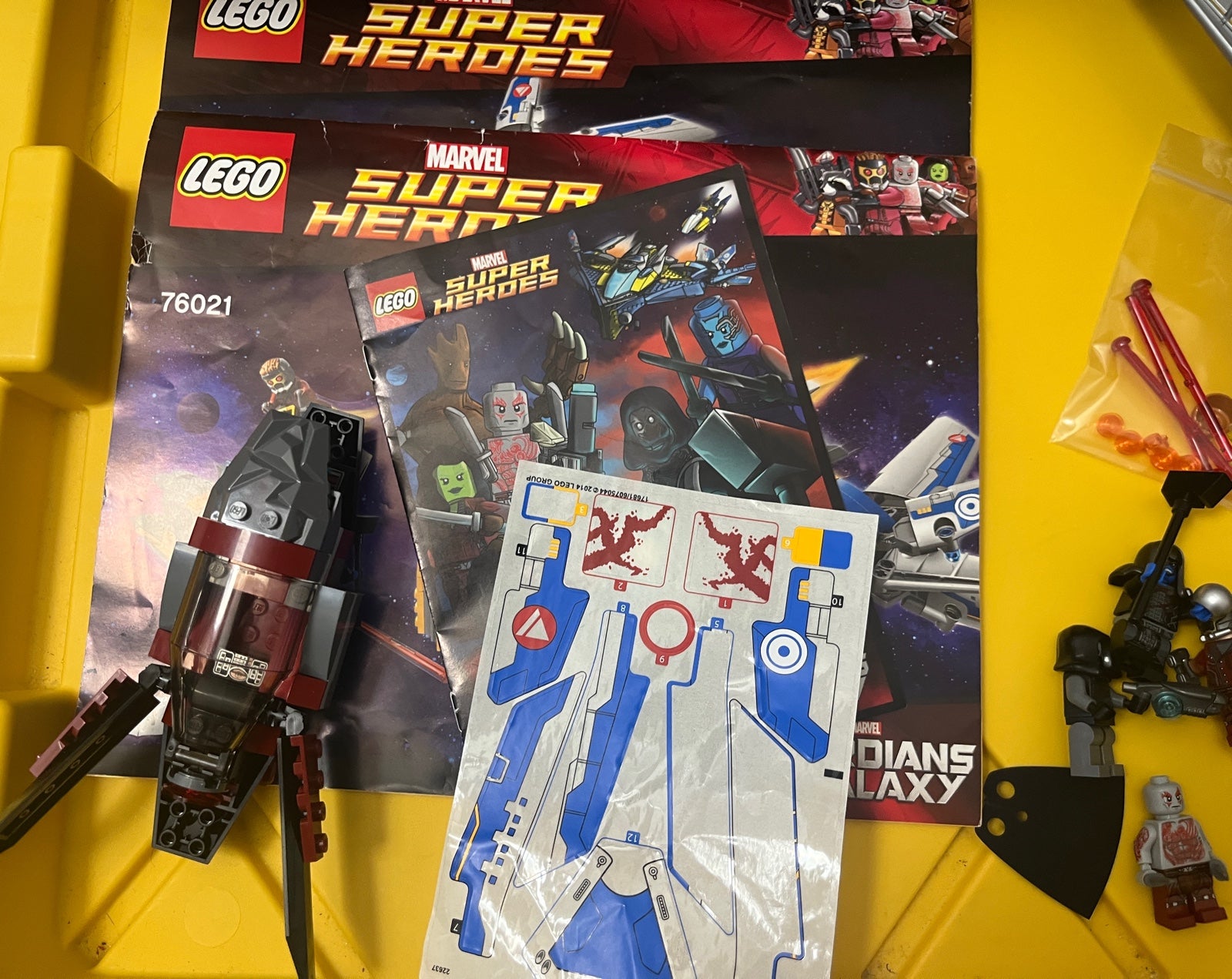 LEGO Marvel: The Milano Spaceship offers Rescue (76021), 100% Complete, + mini figures