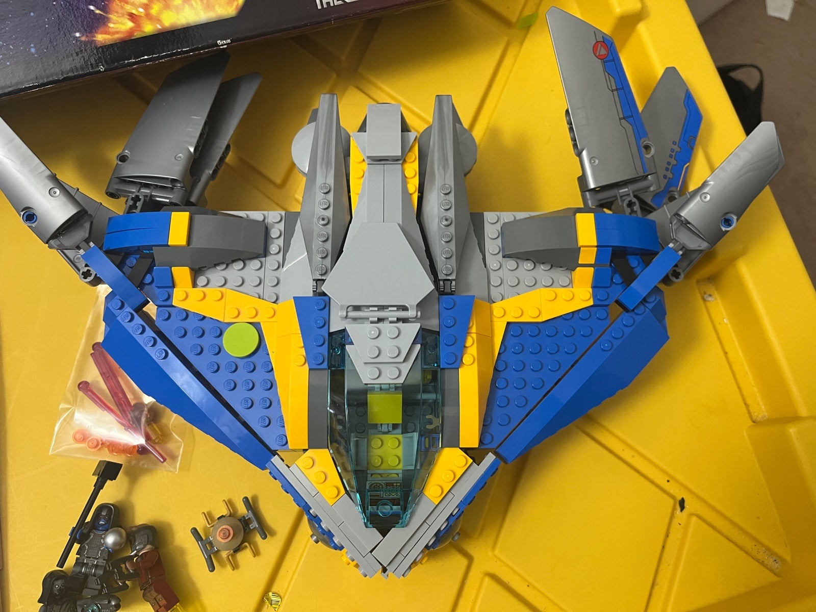 LEGO Marvel: The Milano Spaceship offers Rescue (76021), 100% Complete, + mini figures