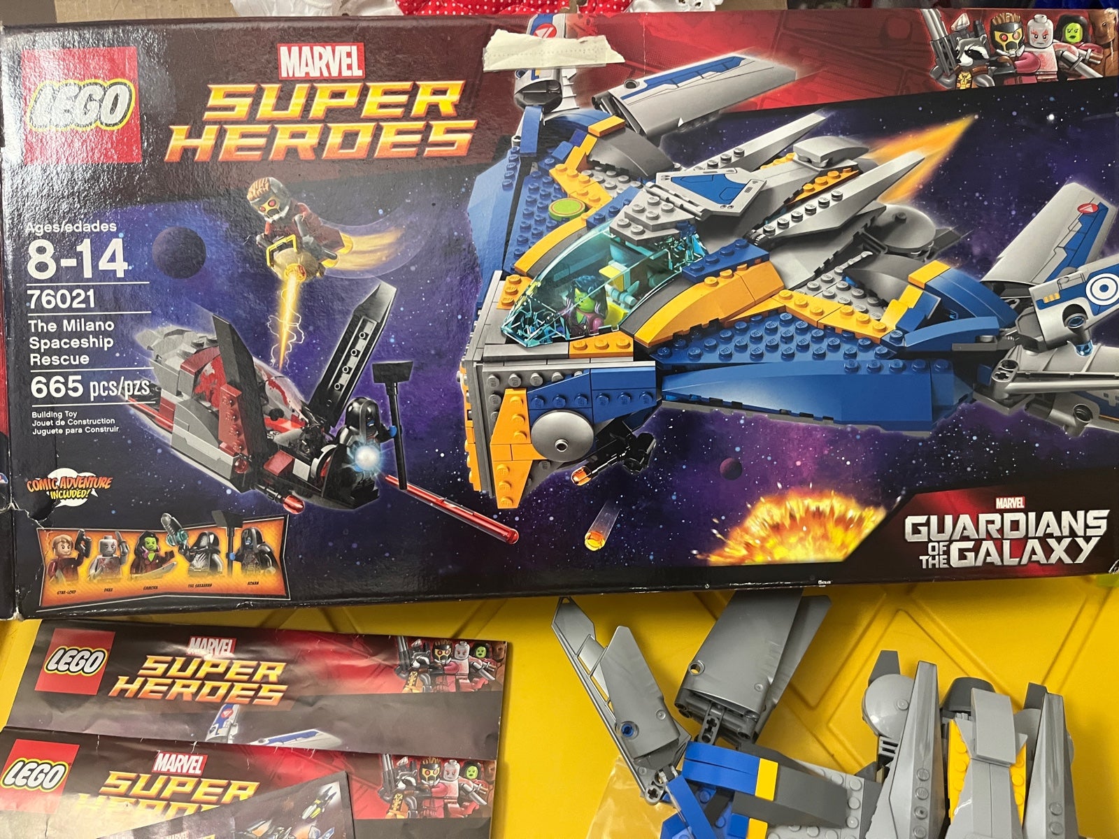 LEGO Marvel: The Milano Spaceship offers Rescue (76021), 100% Complete, + mini figures