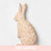 FREE SHIP Threshold Studio McGee Figural Bunny Decorative Pillow