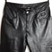 Harley Davidson Womens 36/8 Black Leather Motorcycle Riding Pants