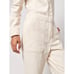 FAHERTY Overland Twill Jumpsuit Organic Natural Off White Beige Women's S 198