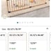 Bonrcea Wooden Baby Toddler Playpen Play yard