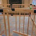 Bonrcea Wooden Baby Toddler Playpen Play yard