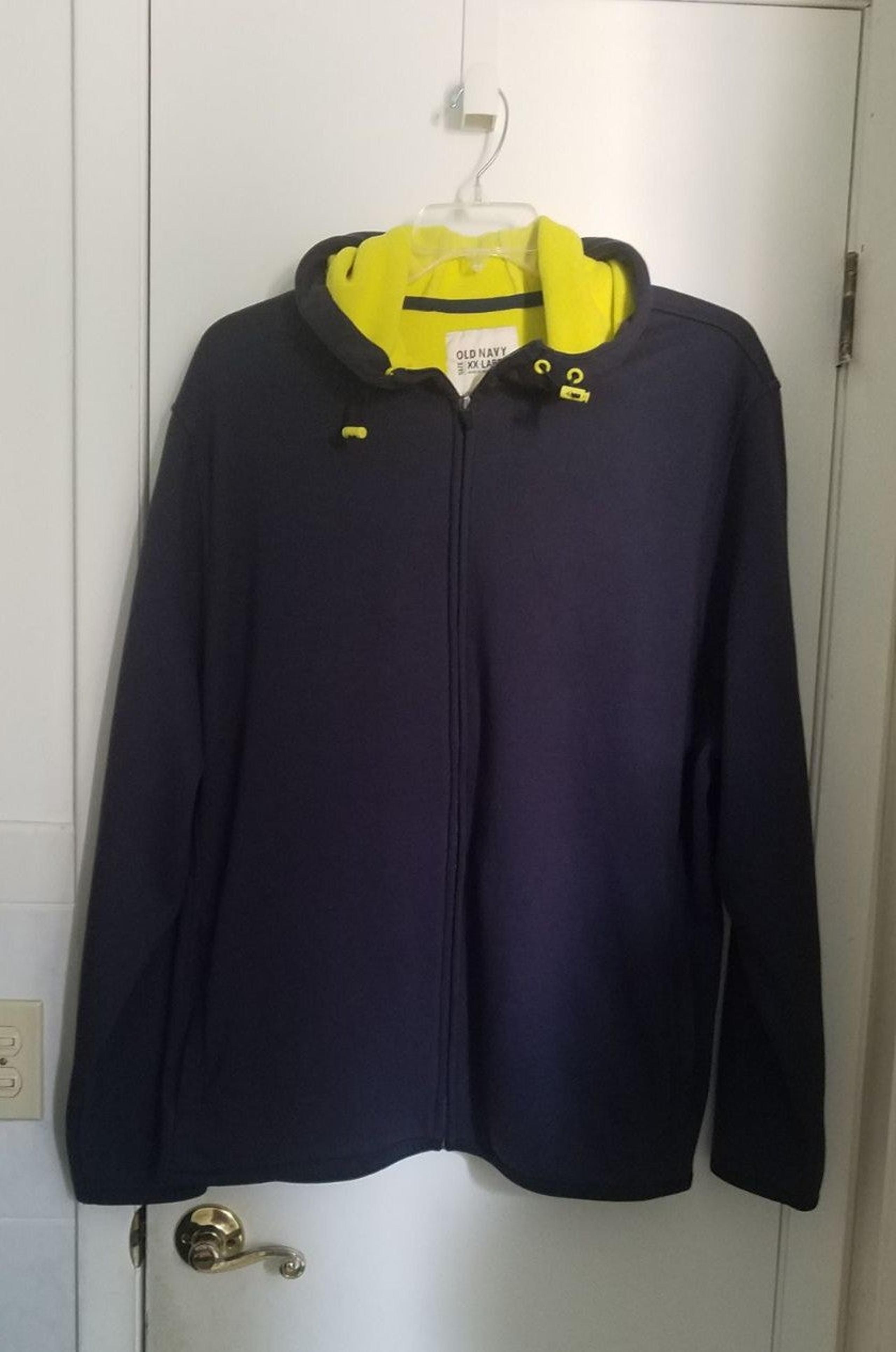 OLD NAVY ZIP UP FLEECE HOODIE XXL