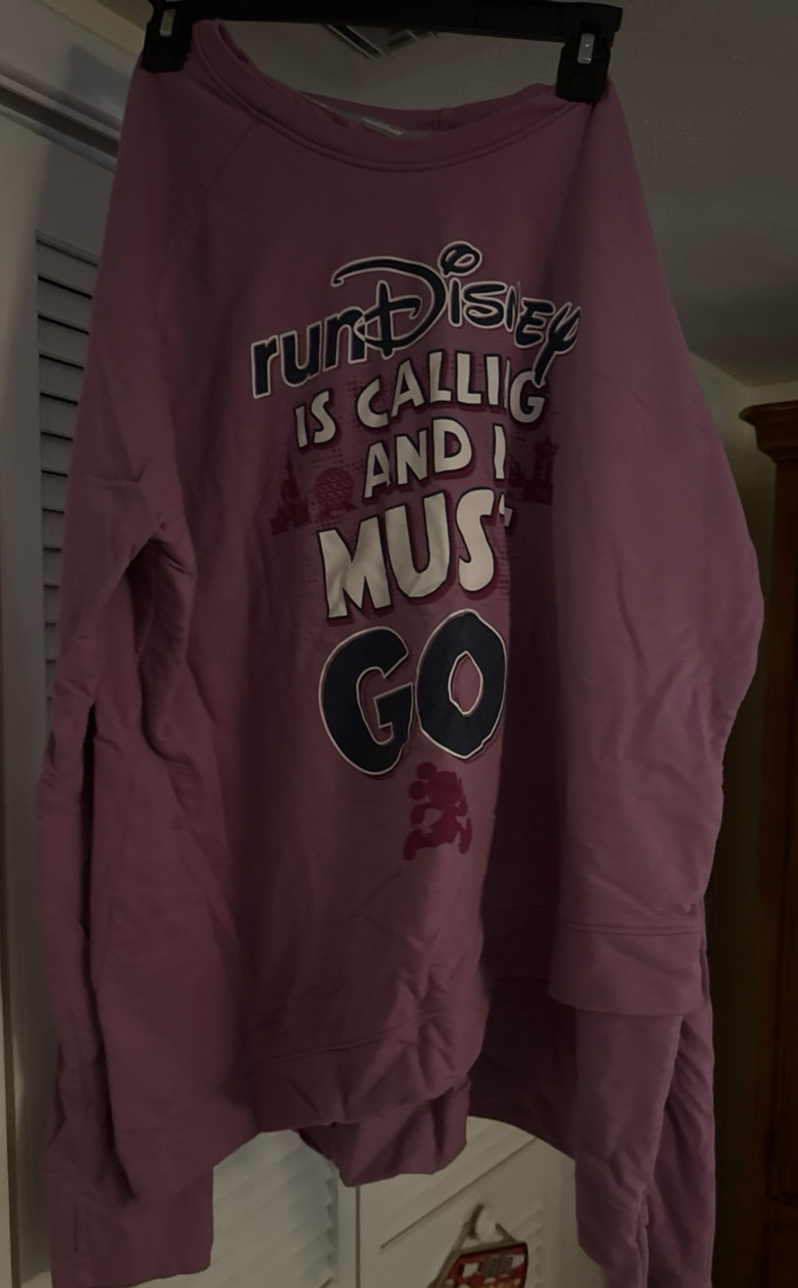 Run Disney Sweatshirt Size 3XL