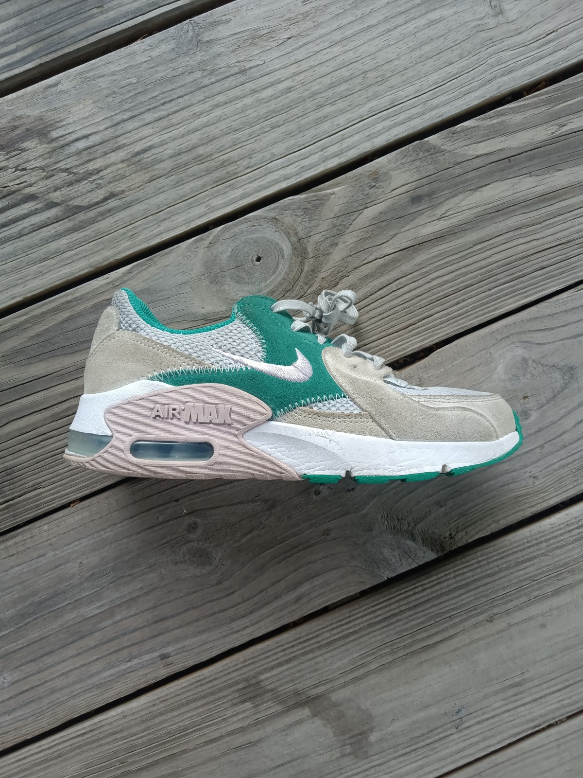 Nike Air Max Excee Gray/Green/Purple Athletic Shoes DX3315-043 Women's 6