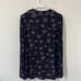 Soma Cool Nights Long Sleeve Grosgrain Trim Notch Collar Pajama Top Size Large