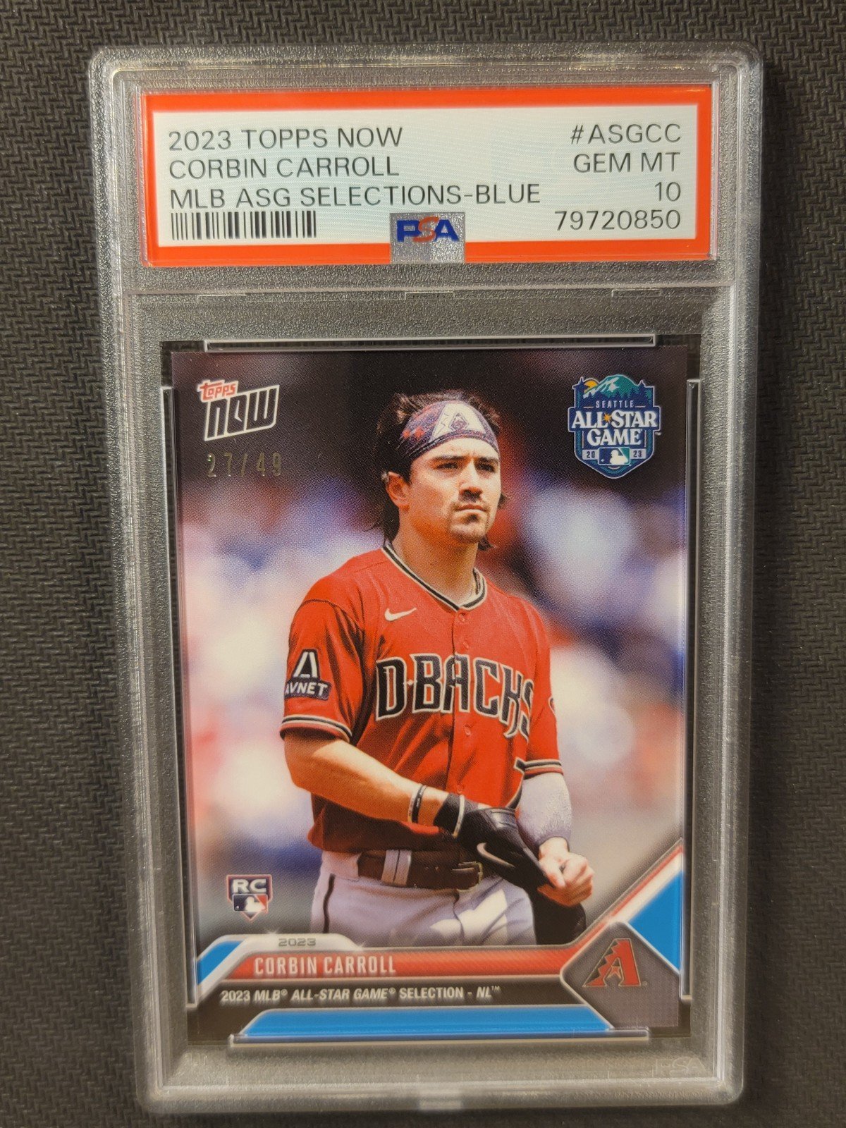 2023 Topps Luminaries Corbin Carroll Rookie Auto Patch /15