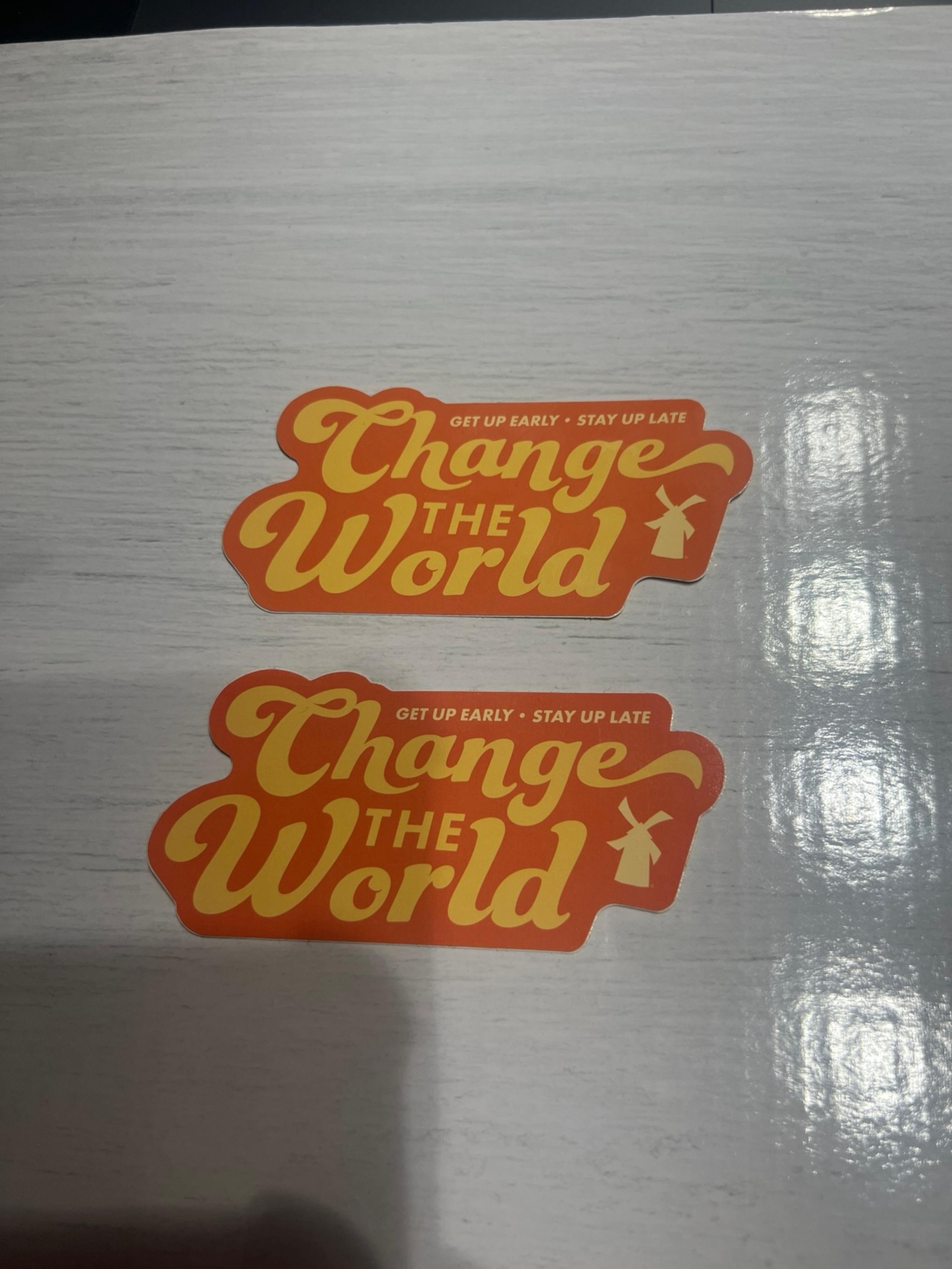 Dutch Bros stickers