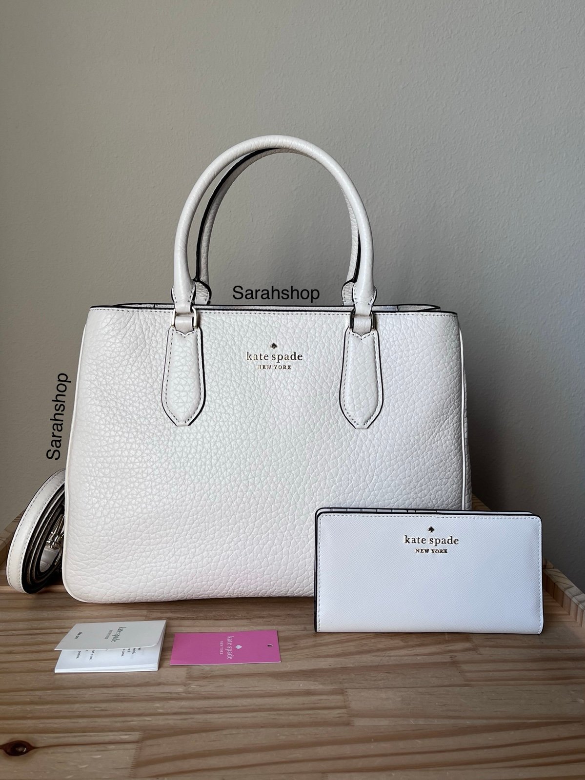 Kate Spade Leighton large satchel set