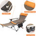 Camping Chair with Cup Holder and Side Pocket for Outdoor