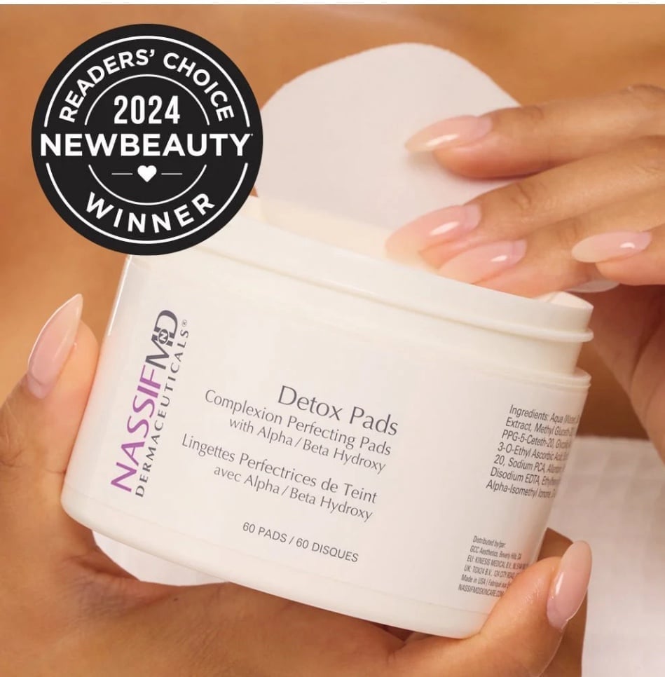 2 NEW Dr Nassif (Beverly Hills Plastic Surgeon) Detox Facial Pads- 60ct/Set of 2