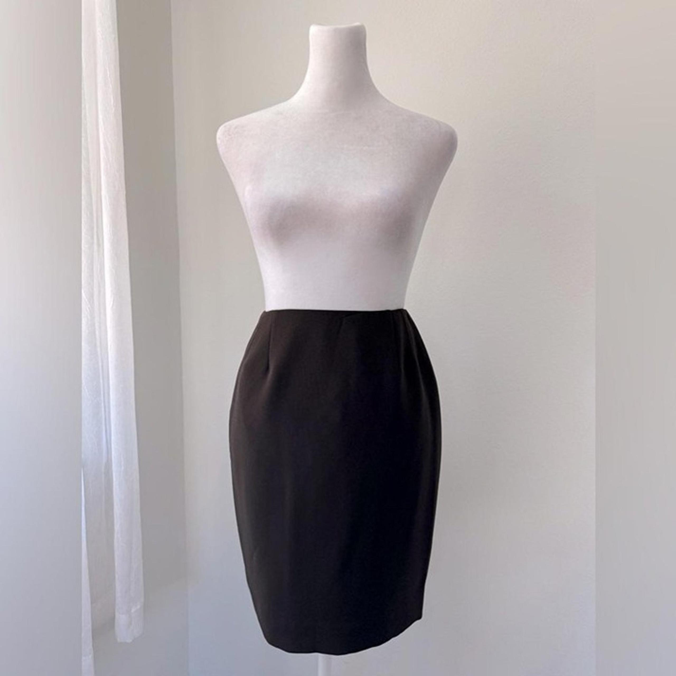 Vintage ‘90s Emanuel Ungaro Dark Brown Mini Skirt