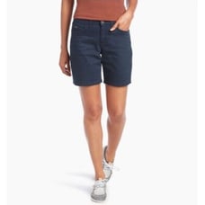 KUHL Women’s Sz 2 KONTOUR Shorts in Odyessy Blue Hiking Camping Outdoor NWT 8”