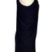 Joseph Ribkoff Women 4 Draped Cocktail Dress Black Beaded Floral Stretch Retro