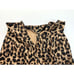 Reformation Sera Leopard Pants Women 6 High Rise Straight Leg Zip Closure Slit